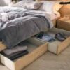 Cama con cajones