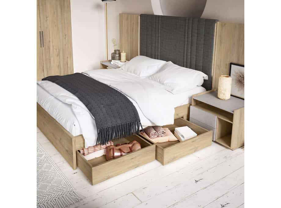 Detalle cama con cajones NH Bed 17