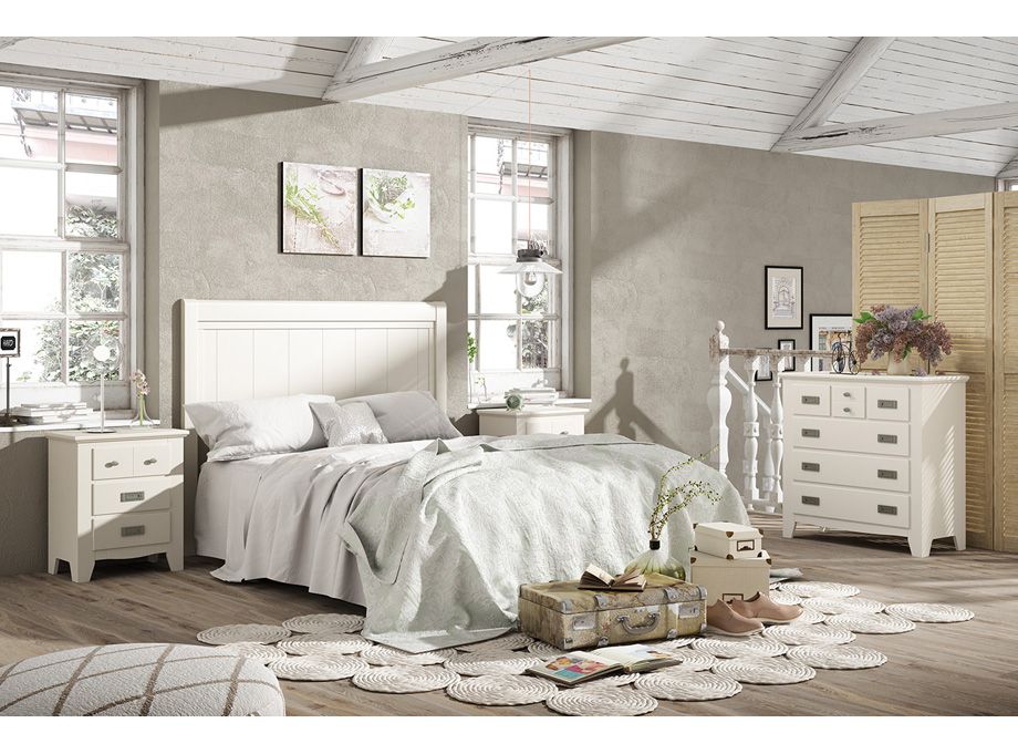 Dormitorio modelo ocean 289 en color blanco lacado