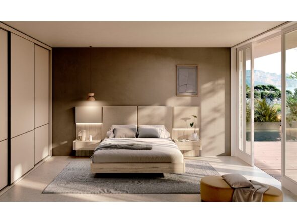 Dormitorio de matrimonio Baixmoduls modelo Esenzia D02