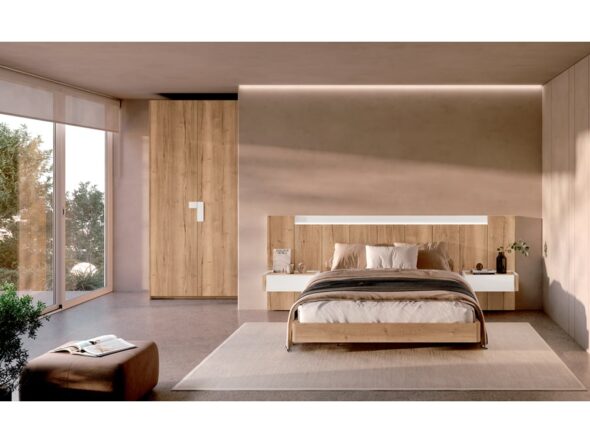 Dormitorio de matrimonio modelo Esenzia D07