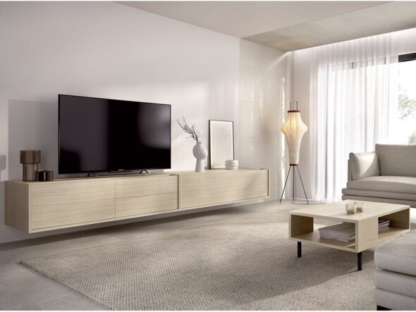 Salón modelo Duo 18 en color Roble